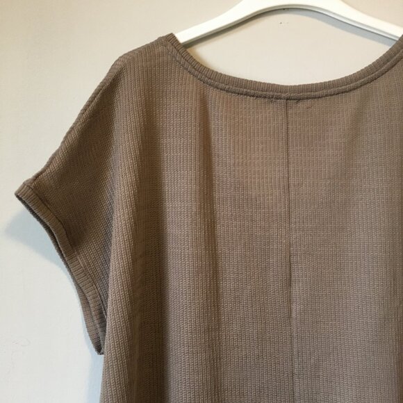 Desert Tan Boxy Knit Sleeveless Sweater Top - Picture 5 of 14